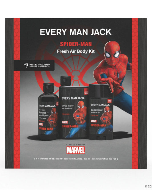 Every Man Jack Body Gift Set - Spiderman