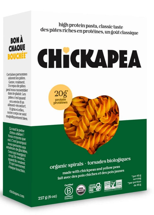 Chickapea High Protein Pasta, Spirals (GF)