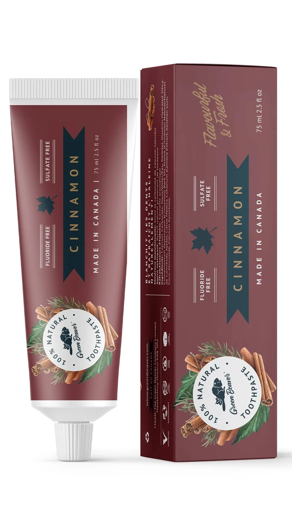 Green Beaver Toothpaste - Cinnamon