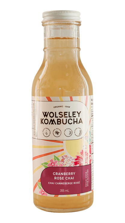 Kombucha - Cranberry Rose Chai *REFRIGERATED*