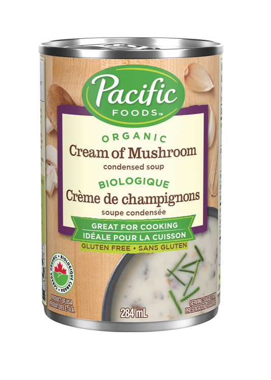 Pacific Cream of Mushroom Condensed Soup (Org)