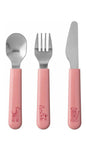 Mepal Mio Childrens Cutlery Pink, Set of 3