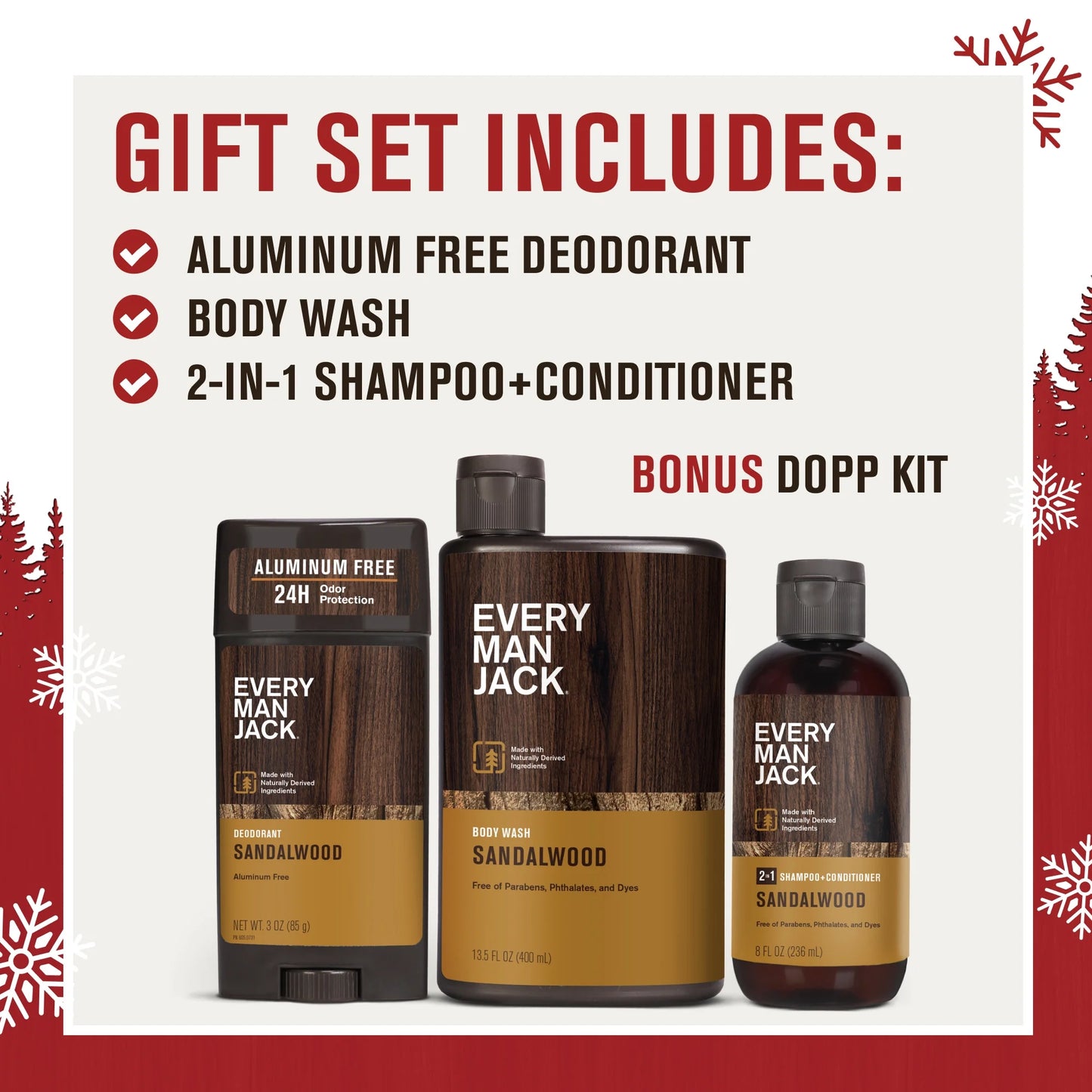 Every Man Jack Body Gift Set - Sandalwood