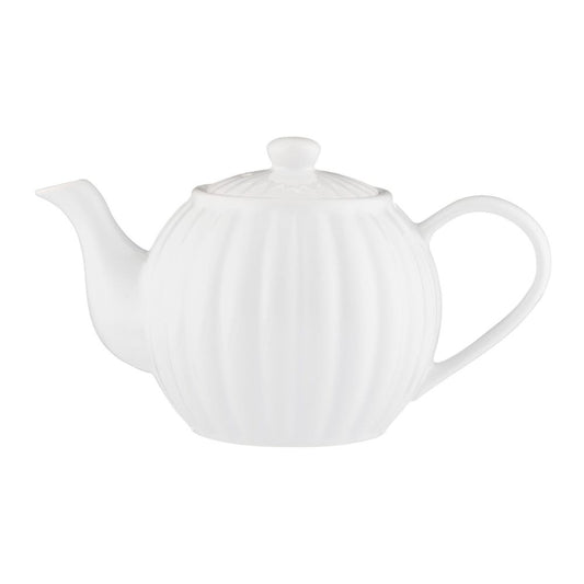 Price & Kensington Teapot 6 Cup Luxe White