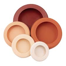Food Huggers Terra Cotta Set of 5