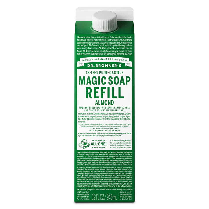 Castile Liquid Soap - Almond 946ml