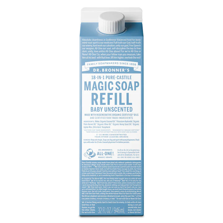 Castile Liquid Soap - Baby Unscented 946ml