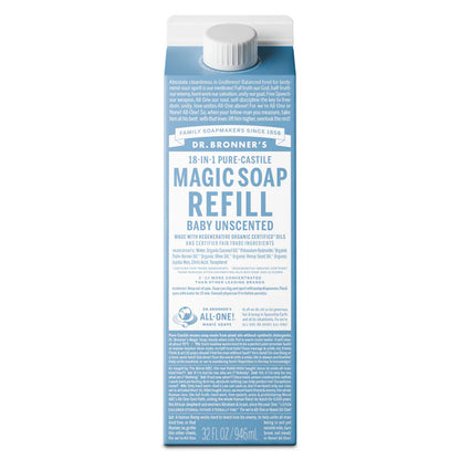 Castile Liquid Soap - Baby Unscented 946ml