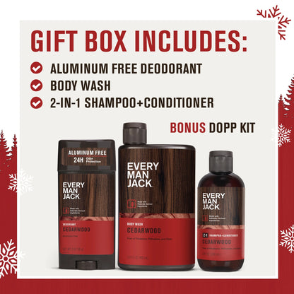 Every Man Jack Body Gift Set - Cedarwood