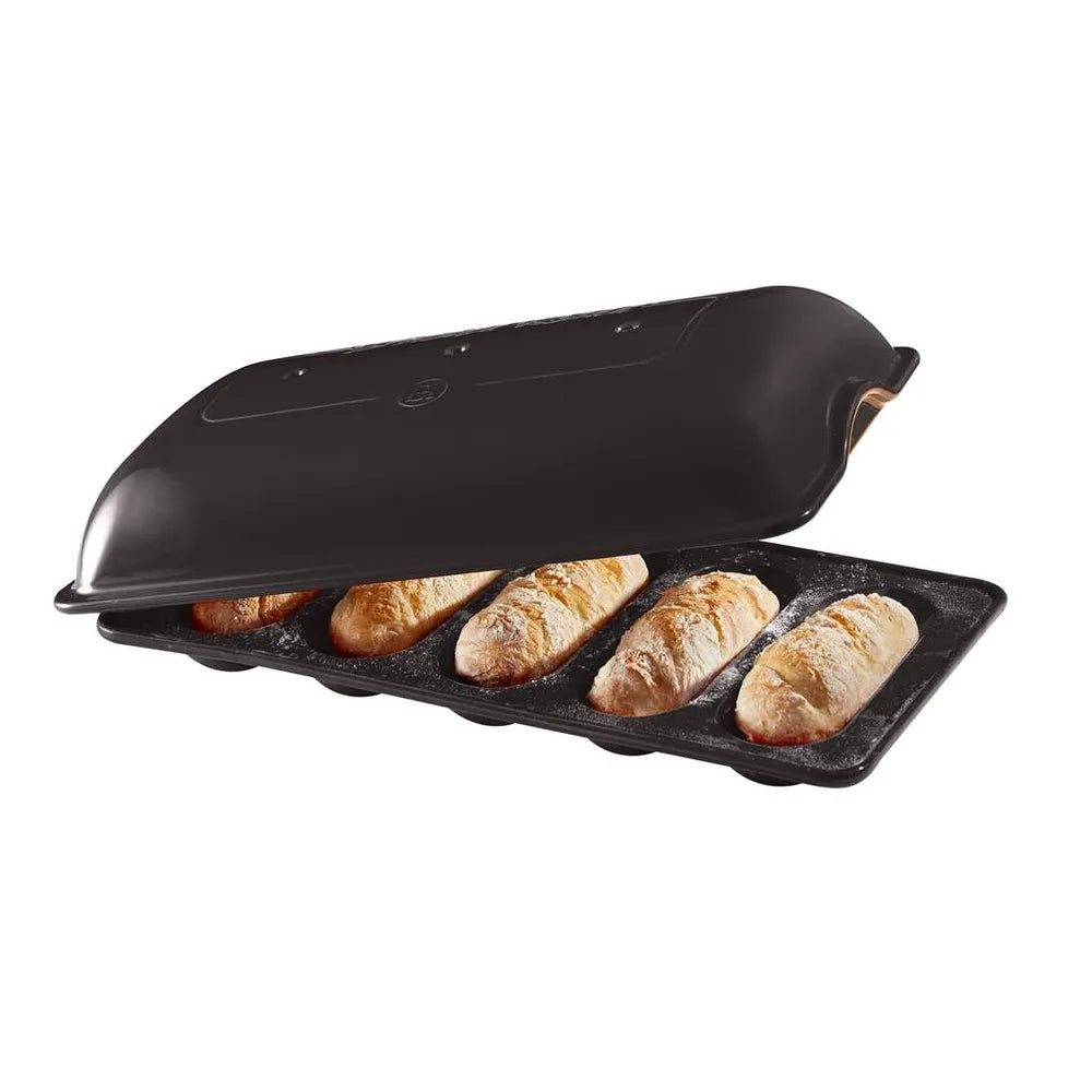 Emile Henry Fusain Mini Baguette Baker