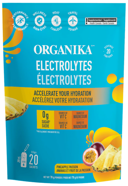 Organika Electrolytes Pineapple Passion 20-Pack