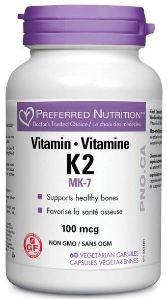 Vitamin K2 100mcg - 60 Capsules