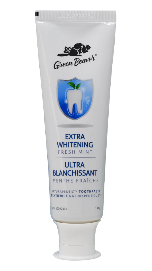 Green Beaver Naturapeutic Toothpaste - Extra Whitening Fresh Mint