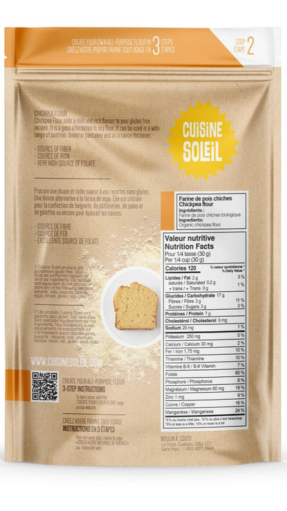 Chickpea Flour, Organic, GF