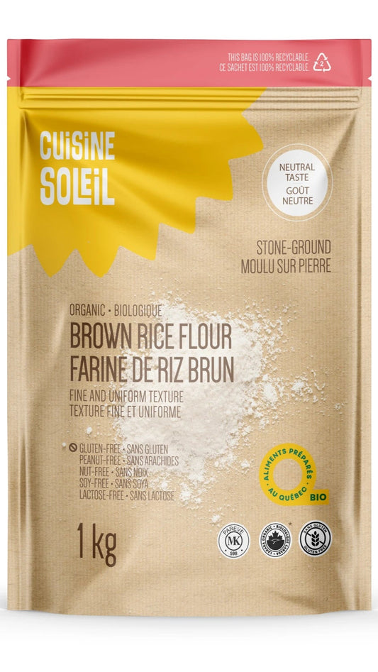 Brown Rice Flour, Organic, GF
