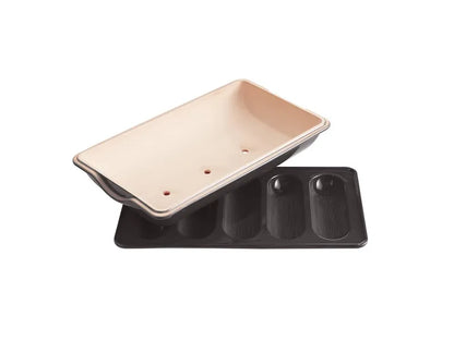 Emile Henry Fusain Mini Baguette Baker