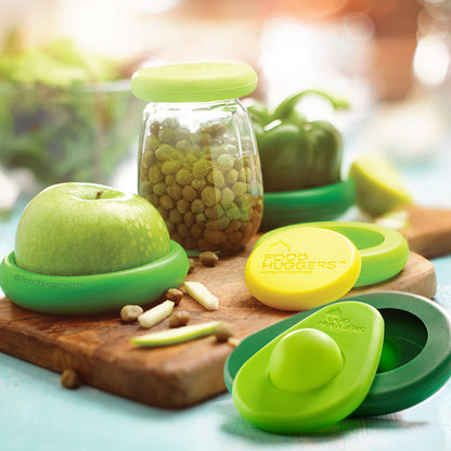 Food Huggers Green Set of 7