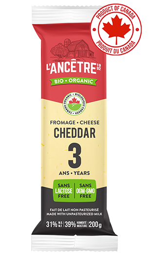 Cheese - Cheddar 3-Year, Organic *REFRIGERATED*