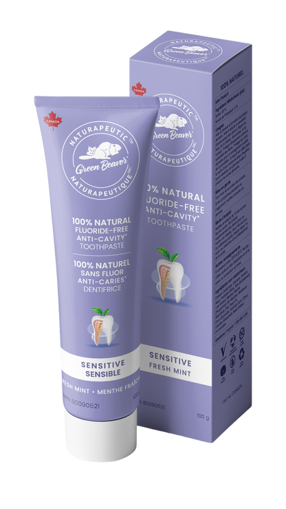 Green Beaver Naturapeutic Toothpaste - Sensitive Fresh Mint