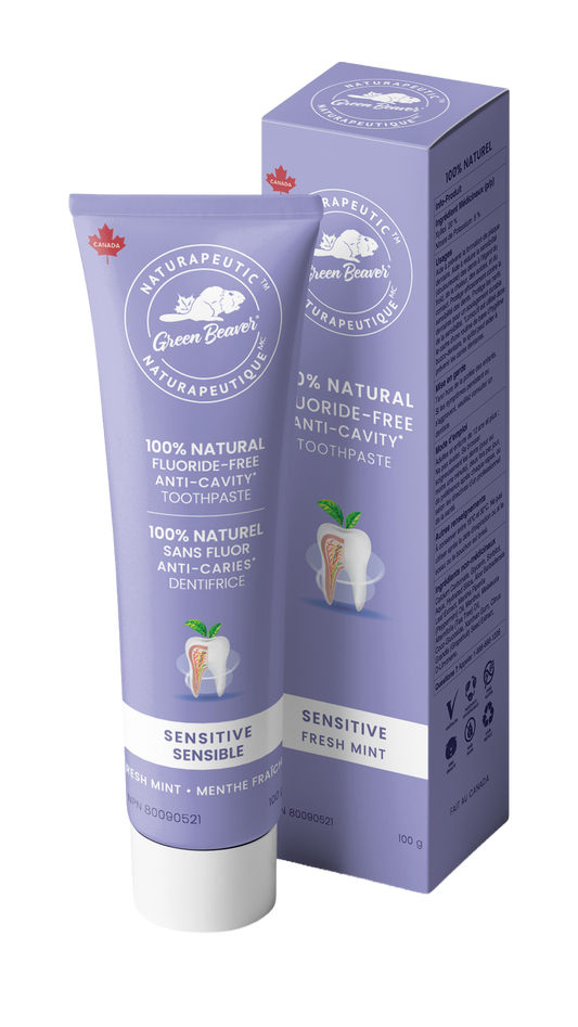 Green Beaver Naturapeutic Toothpaste - Sensitive Fresh Mint