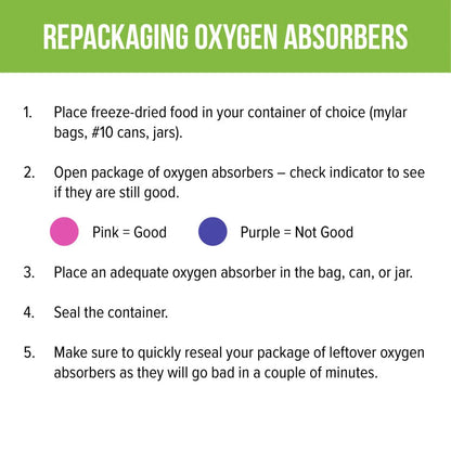 Harvest Right Oxygen Absorbers