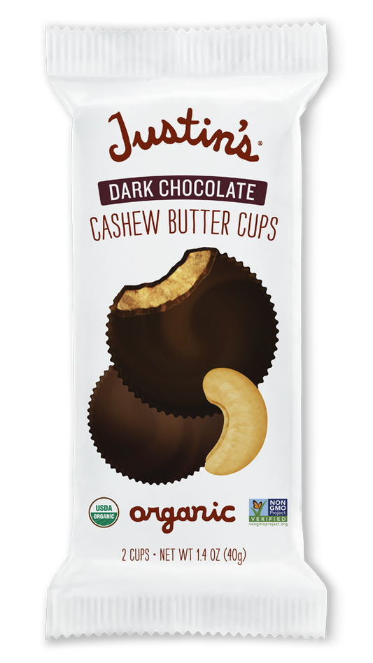 Dark Chocolate Cashew Butter Cups
