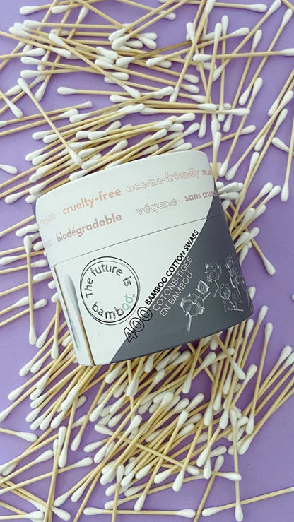Cotton Swabs, On Bamboo