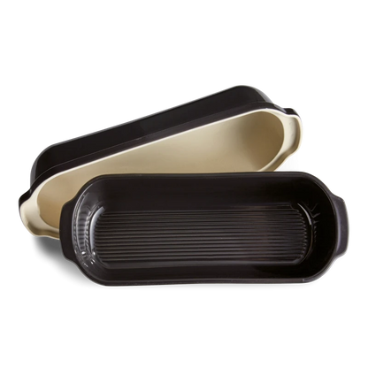 Emile Henry Fusain Large Bread Loaf Baker