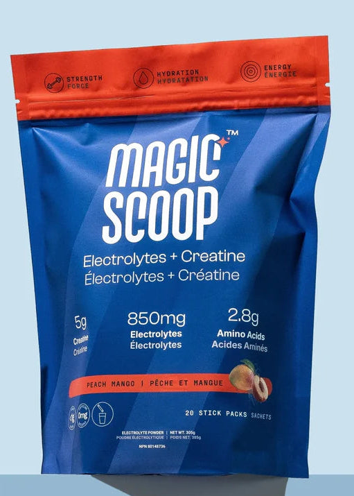 Magic Scoop Electrolytes + Creatine Peach Mango
