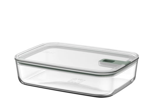 Mepal EasyClip 2.0 Glass Food Box 2.25L Nordic Sage