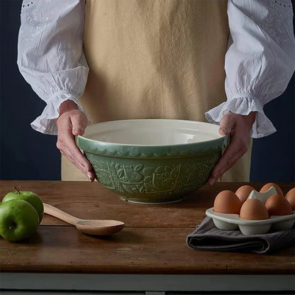 Mason Cash Forest Mixing Bowl 2.7L Owl, Dark Green