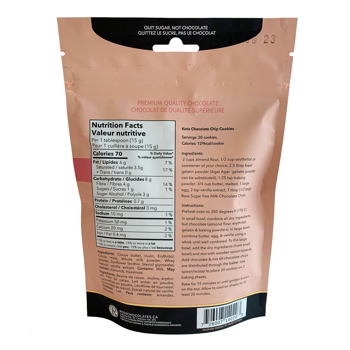 Milk Chocolate Baking Chips NSA