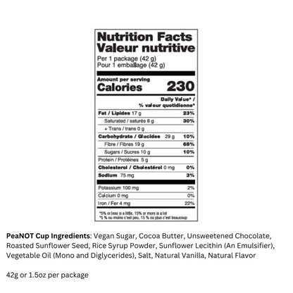 No Whey Foods PeaNot Cups (V)