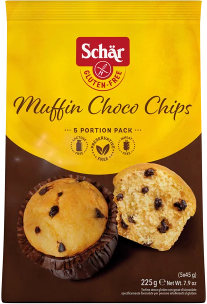 Schar Muffins, Chocolate Chip (GF)