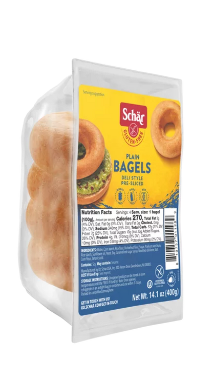 Schar Bagels, Plain (GF)