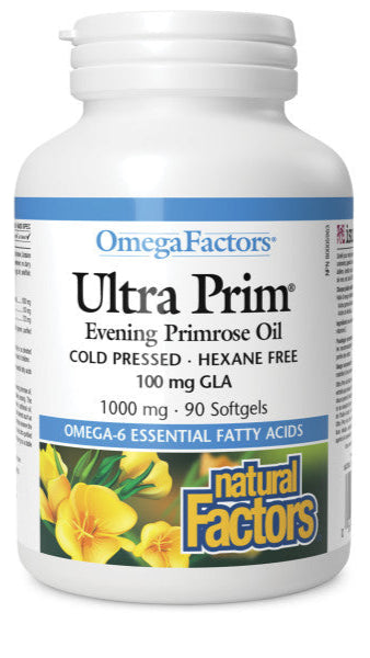 OmegaFactors® Ultra Prim 1000mg Evening Primrose Oil
