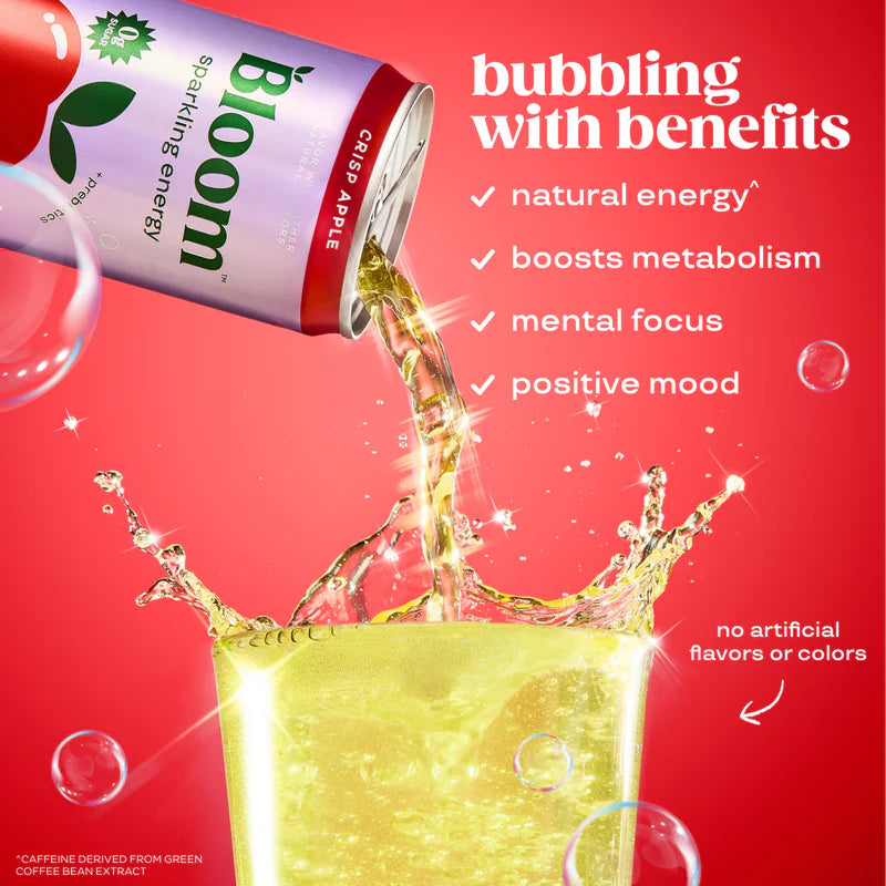 Bloom Sparkling Energy Crisp Apple
