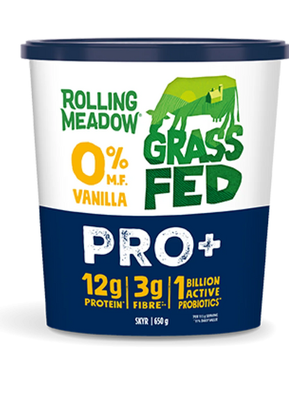 Skyr Pro+ Yogurt Vanilla 0% MF, Grass Fed *REFRIGERATED*