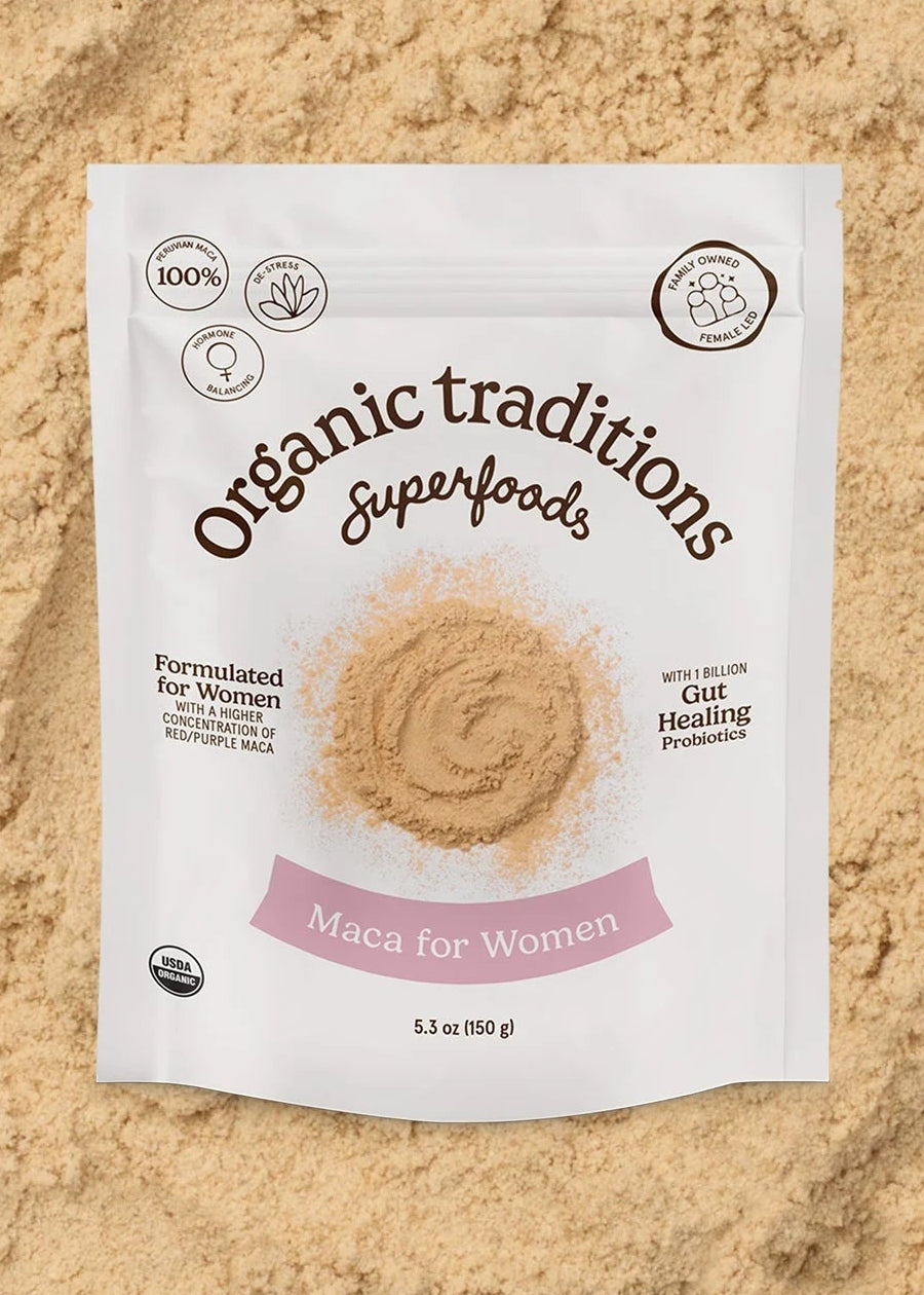 Maca for Women + Probiotics, Organic Traditions