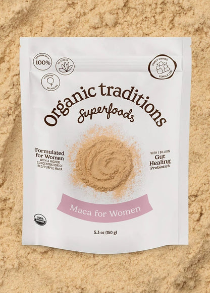 Maca for Women + Probiotics, Organic Traditions