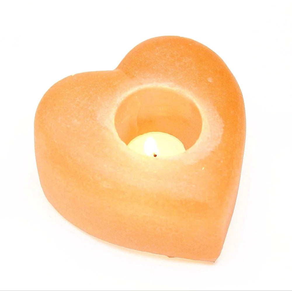 Himalayan Salt Tealight Holder - Heart