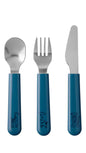 Mepal Mio Childrens Cutlery Blue, Set of 3