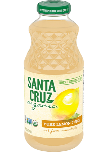 Lemon Juice, Organic, 100% Pure
