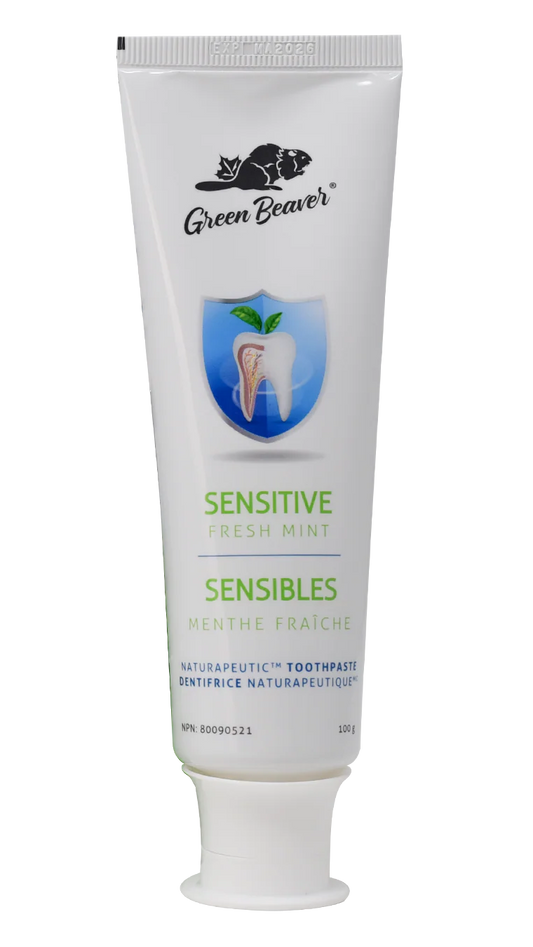 Green Beaver Naturapeutic Toothpaste - Sensitive Fresh Mint