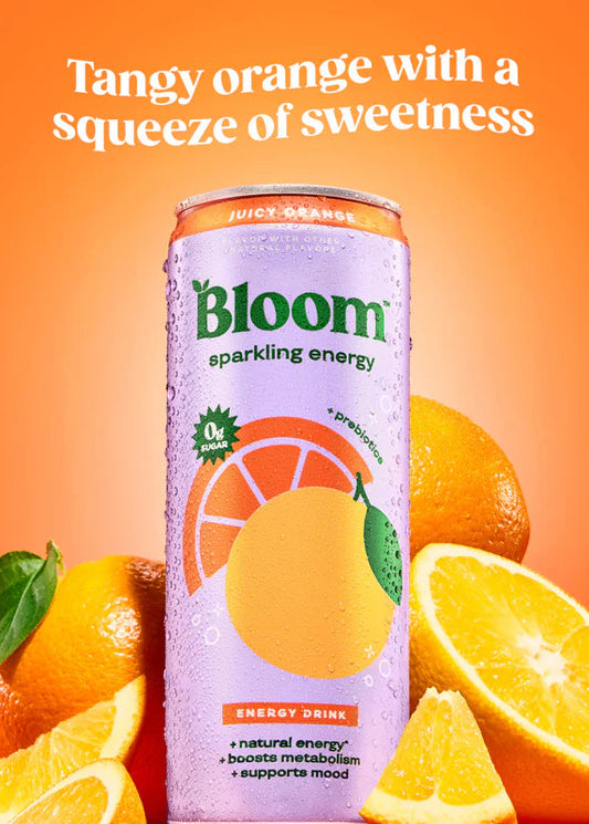 Bloom Sparkling Energy Juicy Orange