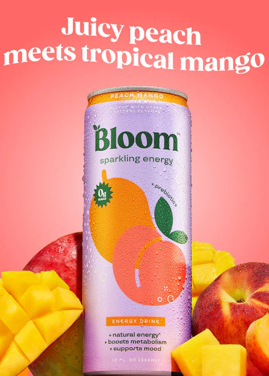 Bloom Sparkling Energy Peach Mango