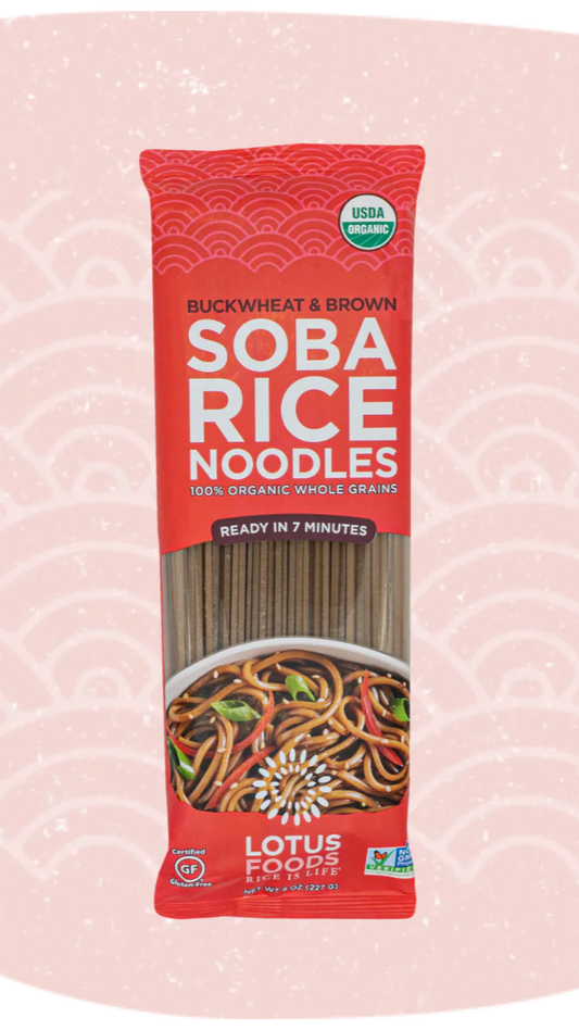 Lotus Buckwheat & Brown Soba Rice Noodles (Org) (GF)