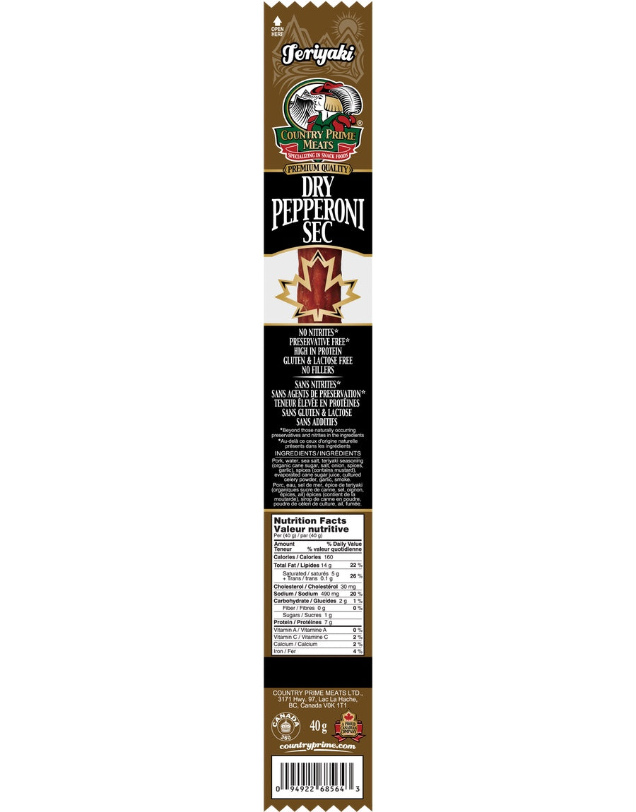 Pepperoni Stick, Teriyaki