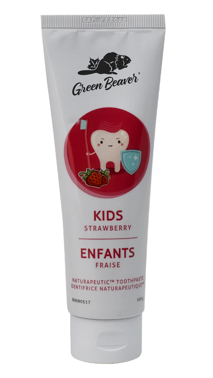 Green Beaver Naturapeutic Toothpaste - Kids Strawberry