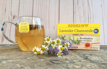 Bigelow Lavender Chamomile Plus Probiotics Herbal Tea